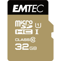 EMTEC Gold+ - Flash-Speicherkarte ( SD-Adapter...