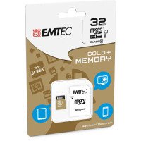 EMTEC Gold+ - Flash-Speicherkarte ( SD-Adapter...