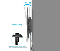 Manhattan 461931 - 3,05 m (120") - 50 x 50 mm - 900 x 600 mm - -10 - 10° - Stahl - Schwarz