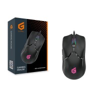 Conceptronic DJEBBEL 6D Gaming-Maus - 7200 DPI - rechts - Optisch - USB Typ-A - 7200 DPI - Schwarz
