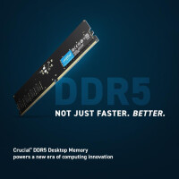 Crucial 64GB DDR5 5600 CL46 2x32GB CT2K32G56C46U5 - 64 GB...