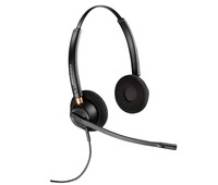 Poly EncorePro 520D Binaurales digitales Headset mit Quick Disconnect TAA - Kabelgebunden - Anrufe/Musik - 20 - 10000 Hz - 54,6 g - Kopfhörer - Schwarz