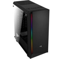 AEROCOOL ADVANCED TECHNOLOGIES Aerocool Rift - Midi Tower - PC - Schwarz - ATX - micro ATX - Mini-ATX - ABS Synthetik - SPCC - Blau - Grün - Rot