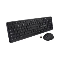 V7 Pro Wireless Keyboard Mouse US - Tastatur - QWERTY -...