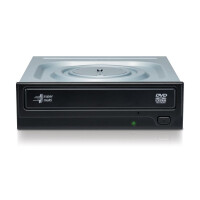 HLDS LG GH24 - Schwarz - Ablage - Desktop - DVD Super Multi DL - SATA - DVD+R,DVD+R DL,DVD+RW,DVD-R,DVD-R DL,DVD-RAM,DVD-ROM,DVD-RW