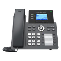 Grandstream GRP2604P - IP-Telefon - Schwarz -...