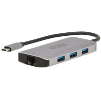 Tripp 3-Port USB-C Hub - USB 3.2 Gen 1 3 USB-A Ports GbE Thunderbolt 3 100W PD