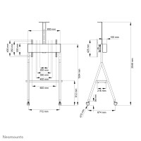 Neomounts by Newstar Mobiler Flachbild Ständer - 50...