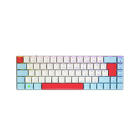 Cherry MX-LP 2.1 Compact Wireless - Kabellos - RF Wireless + Bluetooth - Mechanischer Switch - QWERTZ - RGB-LED - Weiß