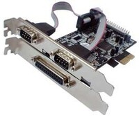 Longshine Serial & Parallel PCIe Card - PCIe - FCC -...