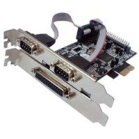 Longshine Serial & Parallel PCIe Card - PCIe - FCC -...