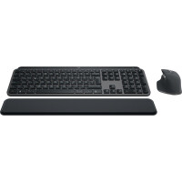 Logitech MX Keys S Combo - RF Wireless + Bluetooth - Scherenschlüsselschalter - QWERTZ - LED - Graphit - Maus enthalten