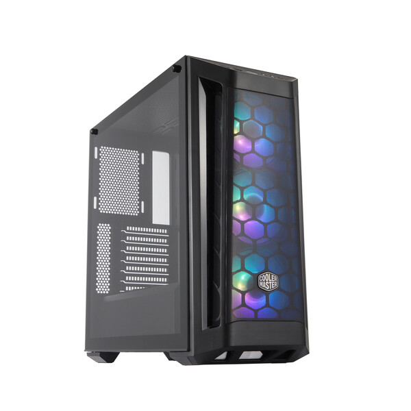 Cooler Master MasterBox MB511 ARGB - Midi Tower - PC - Schwarz - ATX - EATX - micro ATX - Mini-ITX - SSI CEB - Kunststoff - Stahl - Gehärtetes Glas - Multi