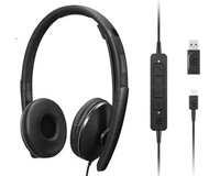 Lenovo Wired ANC Headset Gen 2 UC - Headset - 20 KHz