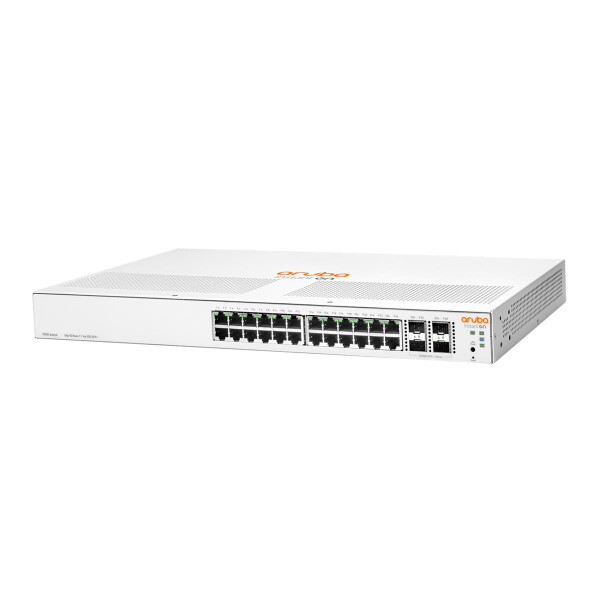 HPE Instant On 1930 24G Class4 PoE 4SFP/SFP+ 195W - Managed - L2+ - Gigabit Ethernet (10/100/1000) - Power over Ethernet (PoE) - Rack-Einbau - 1U