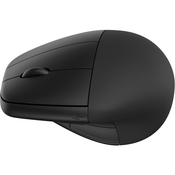 HP 920 Ergonomische Wireless-Maus - rechts - Vertikale Ausführung - Bluetooth + USB Type-A - 4000 DPI - Schwarz