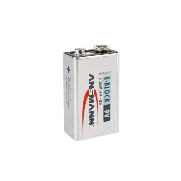 Ansmann 9V E-Block - Einwegbatterie - Lithium - 10,8 V - 1 Stück(e) - Silber - 6AM6