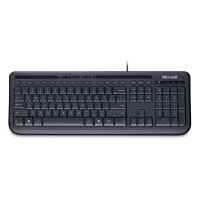 Microsoft Wired Keyboard 600 - Volle Größe (100%) - Kabelgebunden - USB - Membran Key Switch - QWERTY - Schwarz