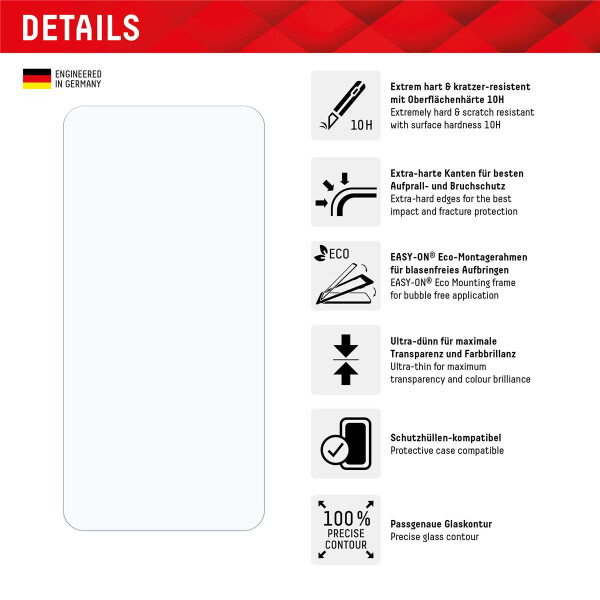 E.V.I. DISPLEX Real Glass Samsung Galaxy S24