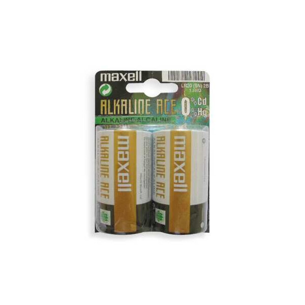 Maxell Super Alkaline XL LR20 XL - Batterie 2 x D Alkalisch