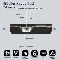 Contour RollerMouse Red Wireless