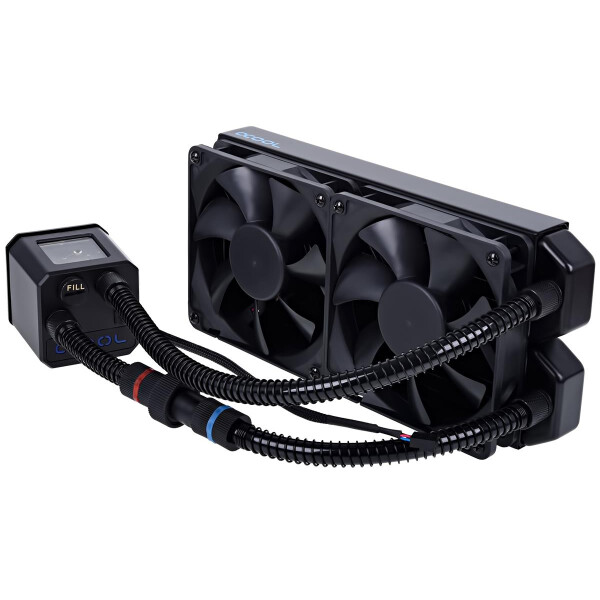 Alphacool Eisbaer 240 CPU - All-in-One-Flüssigkeitskühler - 12 cm - 29 dB - 63,85 cfm - Schwarz