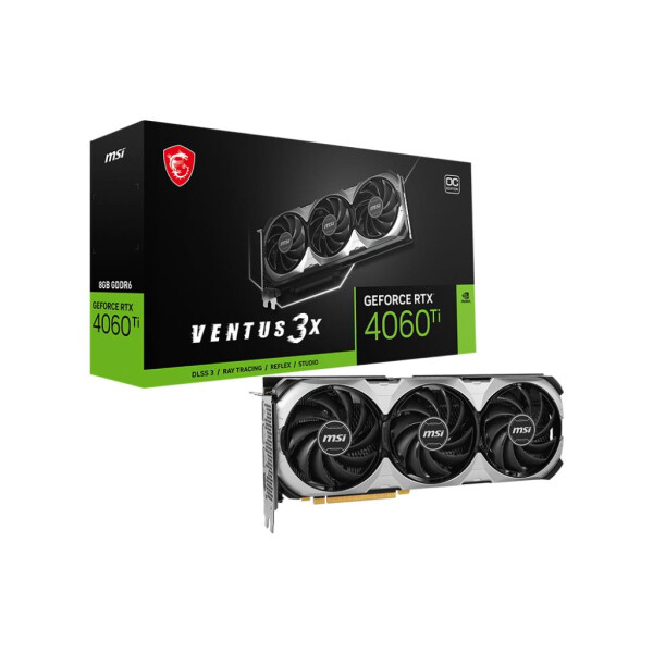 MSI GeForce RTX 4060 Ti VENTUS 3X E 8G OC - VGA - PCI-E x16