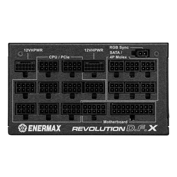 Enermax 1650W Revolution D.F.X ERT1650EWT| 80+ Gold Kabelmanagement - Netzteil