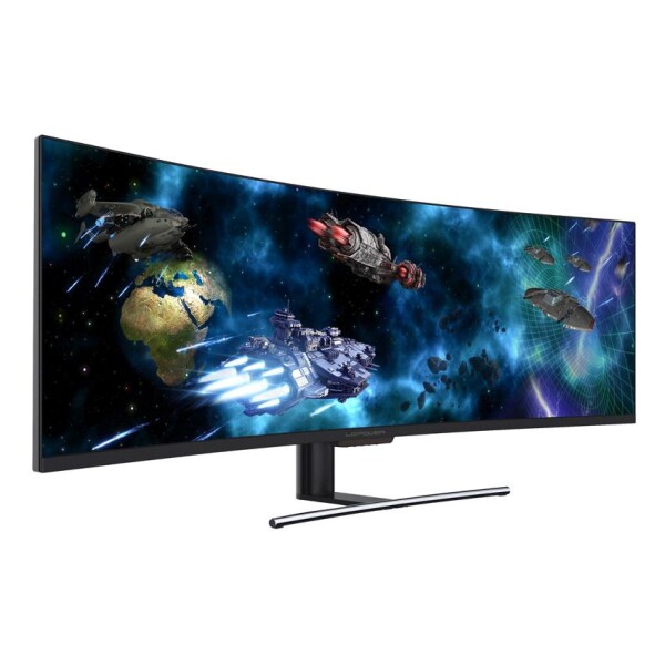 LC-Power LC-M49-DFHD-144-C-Q - 124,5 cm (49") - 3840 x 1080 Pixel - UltraWide Full HD - QLED - 6 ms - Schwarz
