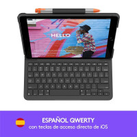 Logitech Slim Folio - QWERTY - Spanisch - 1,7 cm - 1,5 mm - Apple - iPad (7th gen)