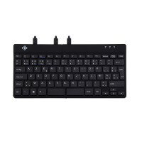 R-Go Split R-Go Break Ergonomische Tastatur - AZERTY (BE) - schwarz - kabelgebunden - Mini - Kabelgebunden - USB - AZERTY - Schwarz