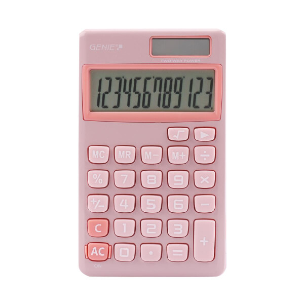 Genie Taschenrechner 212P pink