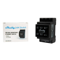 Shelly · Hutschiene·""LAN Switch""· 5 Ports· 10/100 Mbit - Switch - 0,1 Gbps