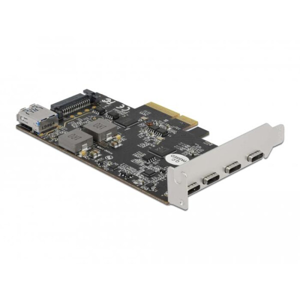 Delock 90059 - PCIe - USB 3.2 Gen 2 (3.1 Gen 2) - Niedriges Profil - PCIe 3.0 - SATA 15-Pin - 10 Gbit/s