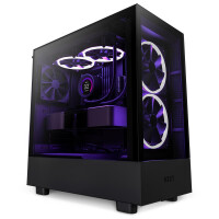 NZXT H5 Elite - Midi Tower - PC - Schwarz - Transparent -...