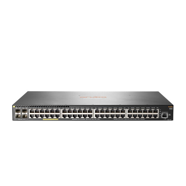 HPE a Hewlett Packard Enterprise company Aruba 2930F 48G PoE+ 4SFP+ TAA - Managed - L3 - Gigabit Ethernet (10/100/1000) - Power over Ethernet (PoE) - Rack-Einbau - 1U