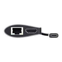 Trust Dalyx - USB Typ-C - HDMI - RJ-45 - USB 3.2 Gen 1 (3.1 Gen 1) - Aluminium - 115 mm - 50 mm - 18 mm