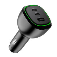 Alogic Lagegerät Auto 165W 2xUSB-C+1xUSB-A+ 240W...