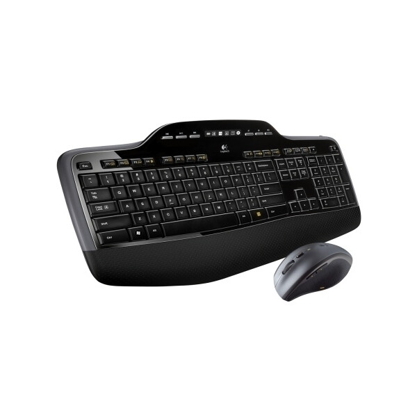 Logitech MK710 Performance - Kabellos - RF Wireless - QWERTY - Schwarz - Maus enthalten