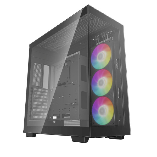 Deepcool CH780 ATX+ Panoramic case Dual Chamber Configuration Trinity 140mm ARGB Fans