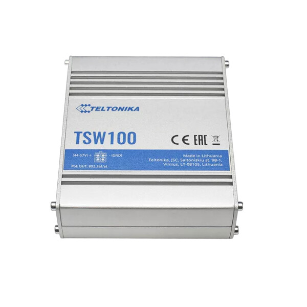 Teltonika TSW100 - Unmanaged - Gigabit Ethernet (10/100/1000) - Power over Ethernet (PoE)