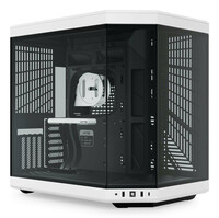 HYTE PC Gehäuse Y70 Schwarz/Weiß - Midi/Minitower - ATX
