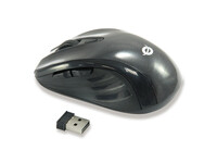 Conceptronic Optical Wireless Travel USB Maus sw - Maus - 1.600 dpi