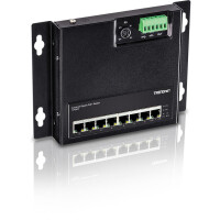 TRENDnet TI-PG80F - Unmanaged - Gigabit Ethernet (10/100/1000) - Vollduplex - Power over Ethernet (PoE) - Wandmontage