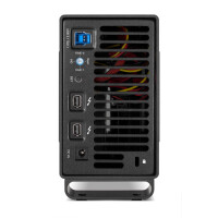 OWC Mercury Elite Pro Dual - HDD-Gehäuse - 2.5/3.5 Zoll - SATA - Serial ATA II - Serial ATA III - USB Anschluss - Schwarz