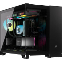 Corsair Geh Micro-ATX 2500X LINK Tempered Glass Black -...