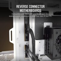 Corsair Geh Micro-ATX 2500X Link Tempered Glass White - Tower - ATX