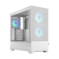 Fractal Design Pop Air - Tower - PC - Weiß - ATX - micro ATX - Mini-ITX - Stahl - Gehärtetes Glas - Multi