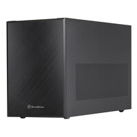 SilverStone SST-SG17B - Cube - PC - Schwarz - micro ATX - Mini-DTX - Mini-ITX - Cube-Gehäuse - ATX