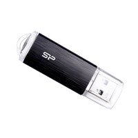Silicon Power Ultima U02 - 8 GB - USB Typ-A - 2.0 - Kappe - Schwarz - Transparent